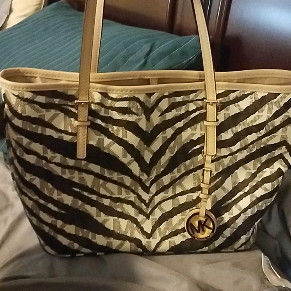 Michael Kors Zebra Print purse!!